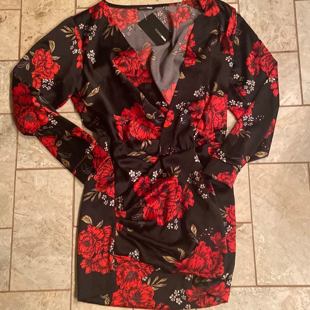 Fashion nova silk dress